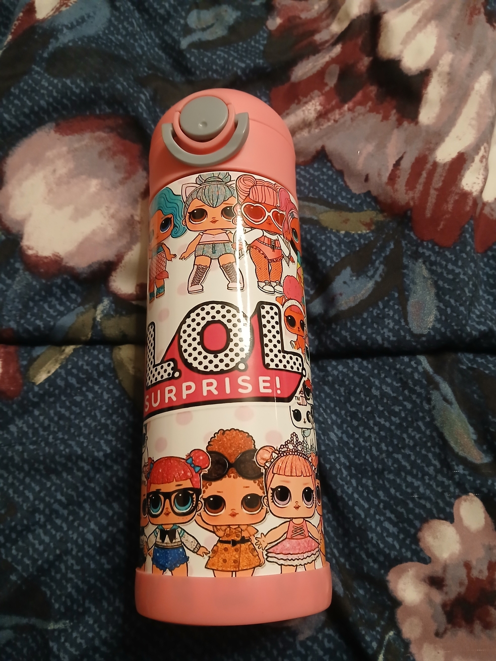 L.O.L. Surprise! Pink Kids Water Bottle